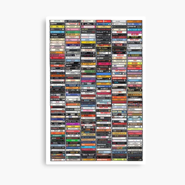 Item preview, Greatest Albums of the 1980s - Ultimate 80s Print designed and sold by Mr Mustard Prints.