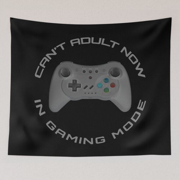 Item preview, "Can't Adult Now In Gaming Mode" design designed and sold by JDMTees.