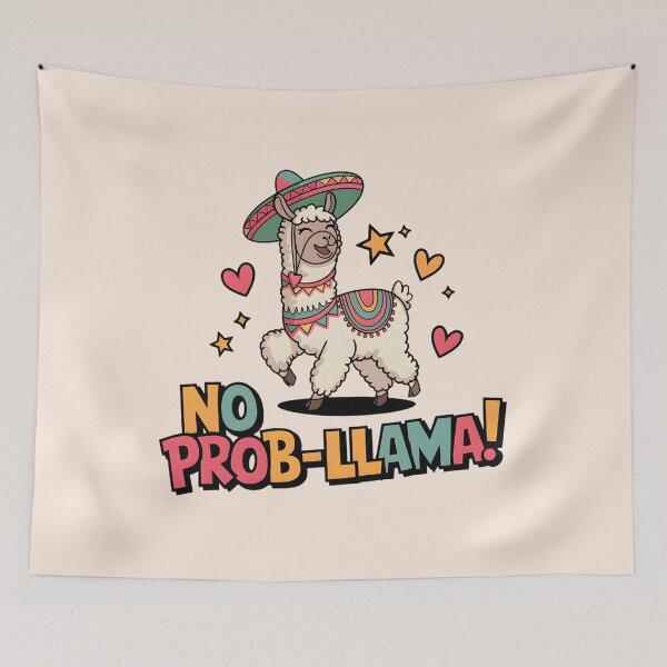 Item preview, No Prob-Llama  designed and sold by FriendlyLlama.