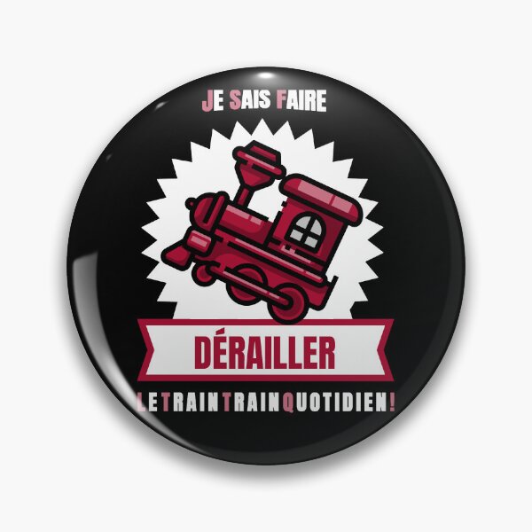 Item preview, I KNOW HOW TO DERAIL THE DAILY TRAIN! (railway worker) designed and sold by francoisville.