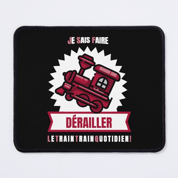 Item preview, I KNOW HOW TO DERAIL THE DAILY TRAIN! (railway worker) designed and sold by francoisville.
