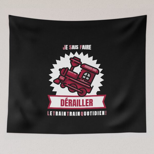 Item preview, I KNOW HOW TO DERAIL THE DAILY TRAIN! (railway worker) designed and sold by francoisville.