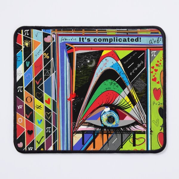 Item preview, It's Complicated, a gorgeous digital art piece designed and sold by Art With Impact – Statement Art & Apparel for Deep Thinkers.