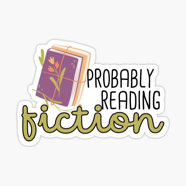 Item preview, Probably Reading Fiction! I Love Books designed and sold by smalldesignbox.