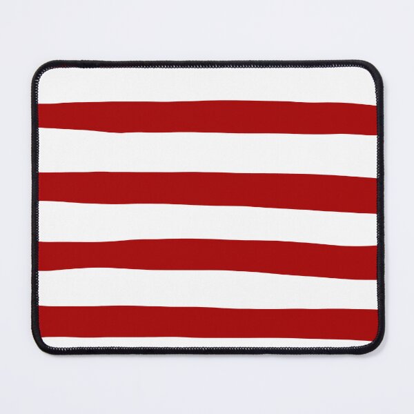 Item preview, Uneven Stripes in Red and White designed and sold by LAEC-Shop.