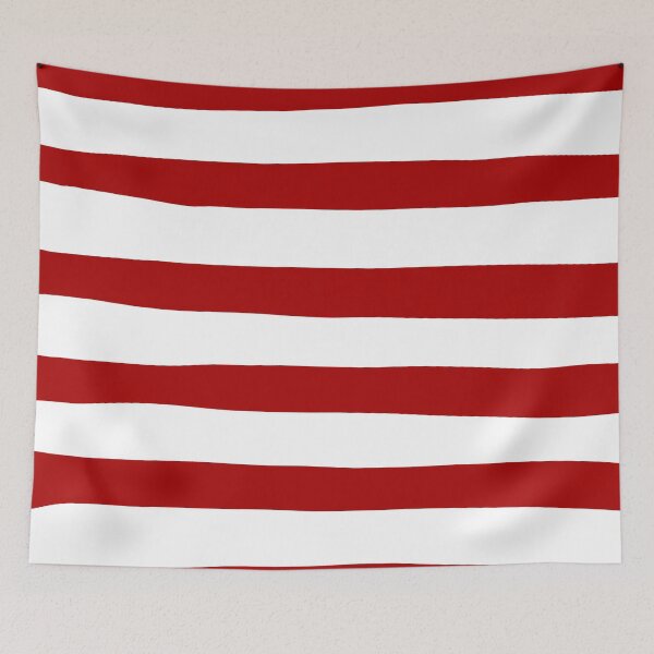 Item preview, Uneven Stripes in Red and White designed and sold by LAEC-Shop.