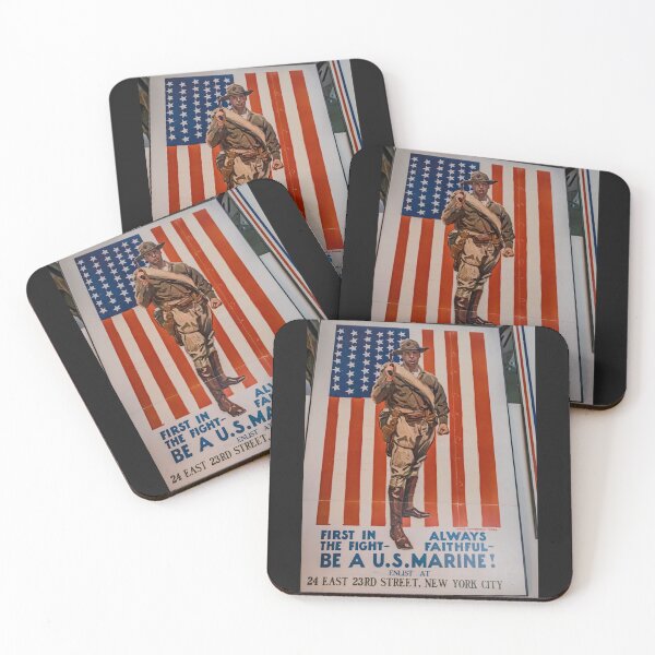Item preview, Marine Recruiting Poster designed and sold by Thaddeus Zajdowicz.