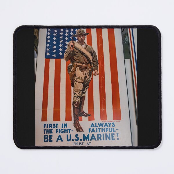 Item preview, Marine Recruiting Poster designed and sold by Thaddeus Zajdowicz.