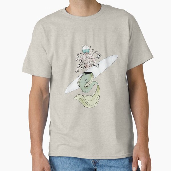 Surrealism Mermaid Illustration Digital Art Classic T-Shirt