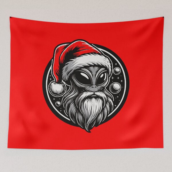 Item preview, Alien Santa Claus designed and sold by roswellboutique.