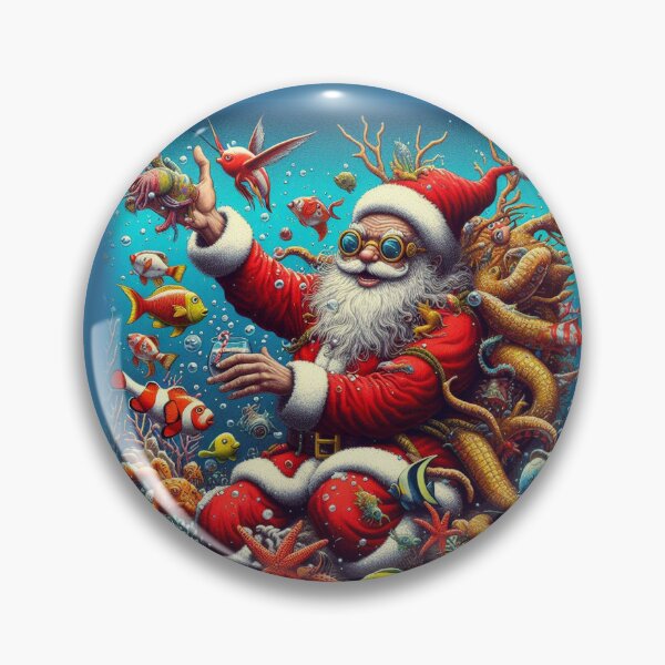 Item preview, Groovy  Santa designed and sold by Wayne Thomson.