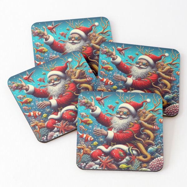 Item preview, Groovy  Santa designed and sold by Wayne Thomson.