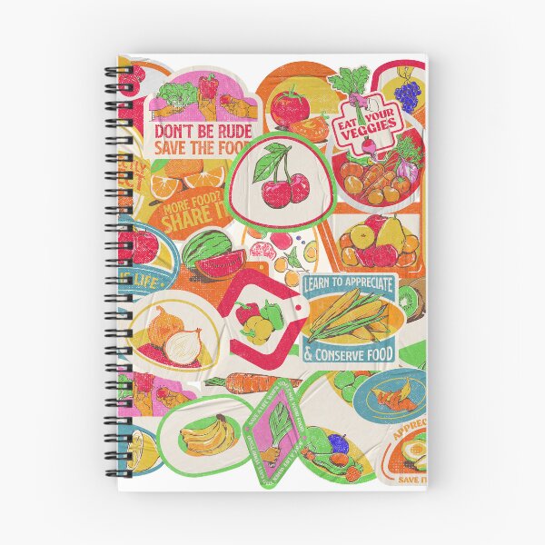 Item preview, Say No to Food Waste | Retro Stickers designed and sold by takecaregraphic.