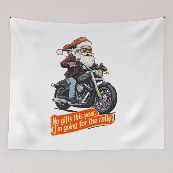 Item preview, Santa say's 'No gifts this year. I'm going for the rally.' designed and sold by MABROTH.