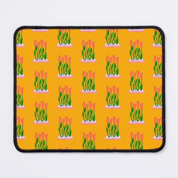 Item preview, Open Book of Tulips / Floral Pattern Orange designed and sold by AJdodd.