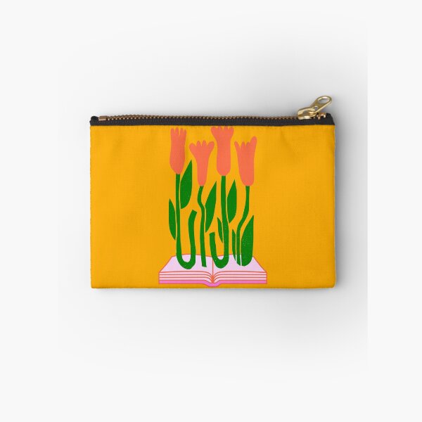 Item preview, Open Book of Tulips / Floral Pattern Orange designed and sold by AJdodd.