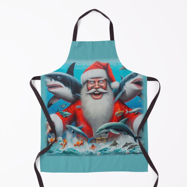 Item preview, Santa and his Sharks designed and sold by Wayne Thomson.