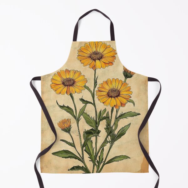 Item preview, Botanical Calendula designed and sold by dabblerscorner.