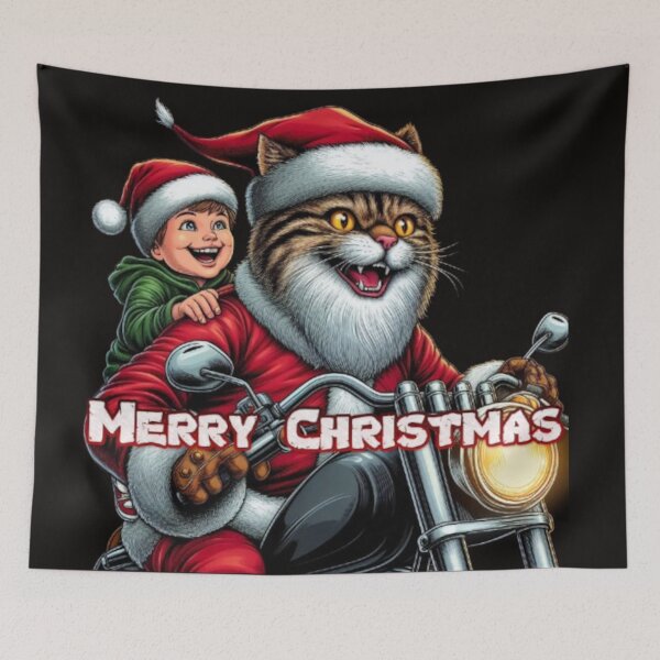 Item preview, Cat Biker Santa designed and sold by Jurand  Creations.