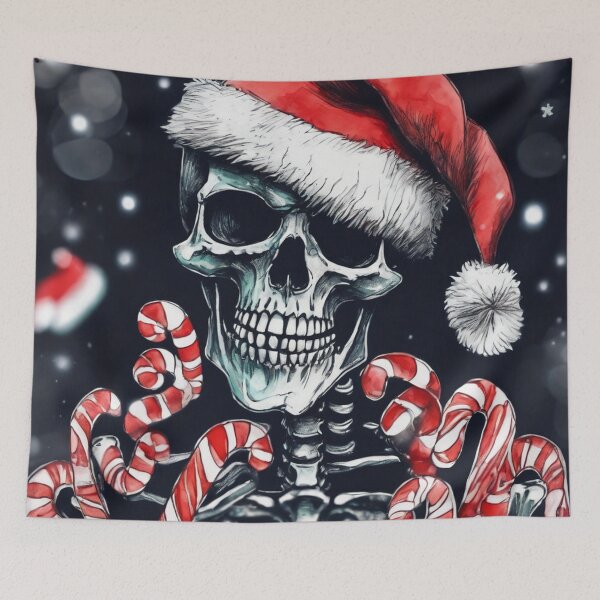 Item preview, Christmas and Holiday Skeleton - Watercolor & Ink 25 designed and sold by KBMediaArt.