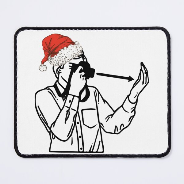 Item preview, CHRISTMAS Photographer Line Drawing #3 designed and sold by Film Camera Nerds.
