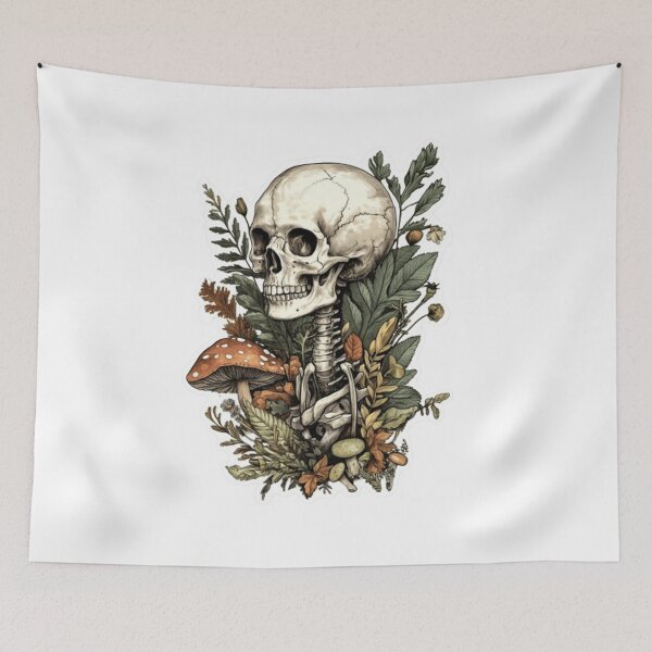 Item preview, Skull and Botany designed and sold by 2Shooze.