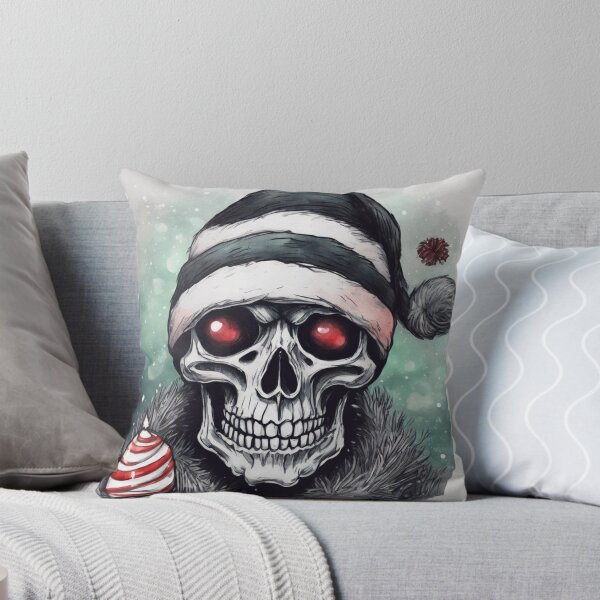 Item preview, Christmas and Holiday Skeleton - Watercolor & Ink 26 designed and sold by KBMediaArt.