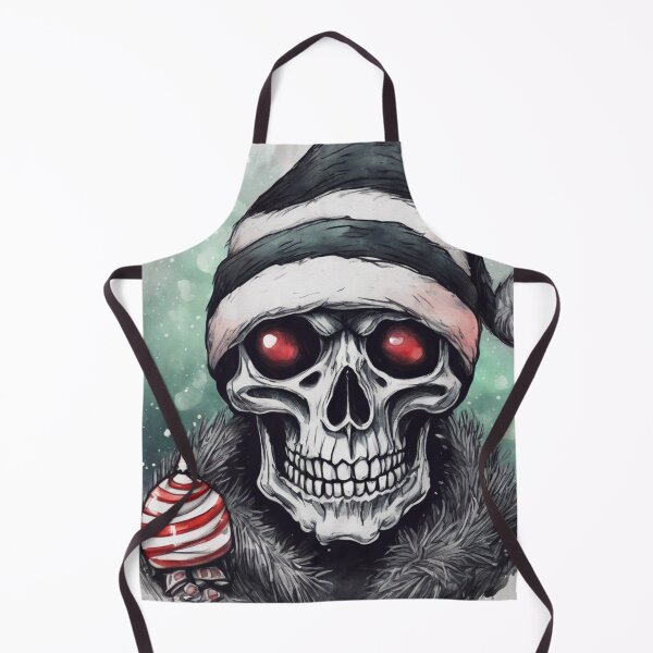 Item preview, Christmas and Holiday Skeleton - Watercolor & Ink 26 designed and sold by KBMediaArt.