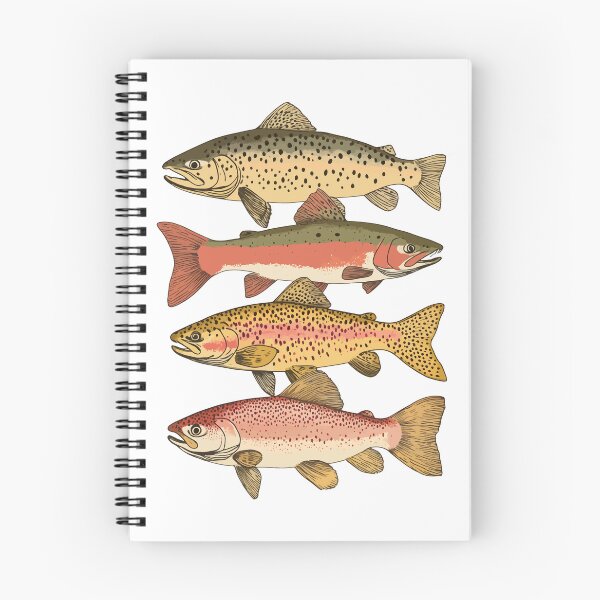 Item preview, Lake Brook Trout Fishing Pattern designed and sold by YalenArt.