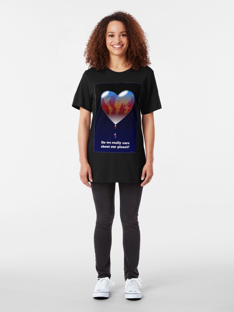 Alternate view of Crying Planet Slim Fit T-Shirt