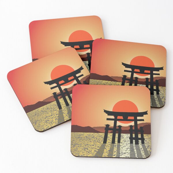 Item preview, miyajima island itsukushima shrine designed and sold by skalihm.