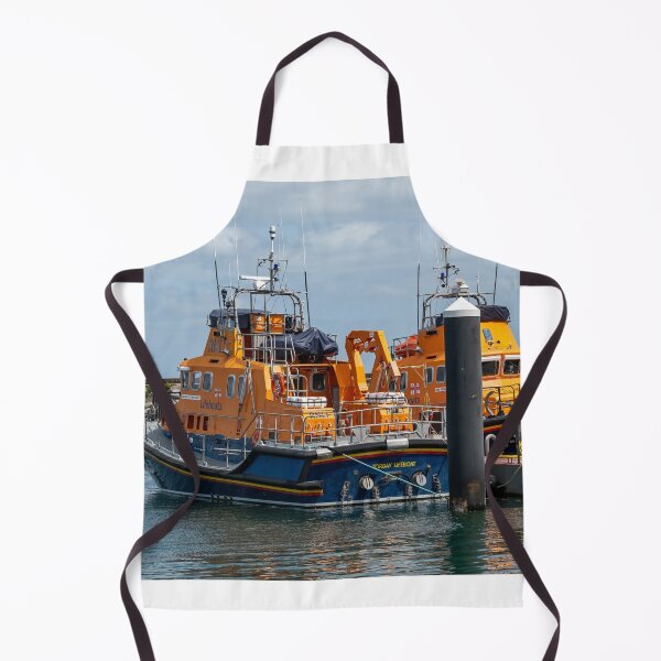 Item preview, RNLI lifeboats moored in Brixham harbour designed and sold by yackers1.