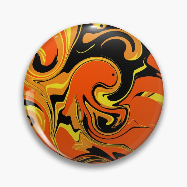 Item preview, Diseño de patrón de arte abstracto en tonos naranja, amarillo y negro designed and sold by Geo  Artwork.