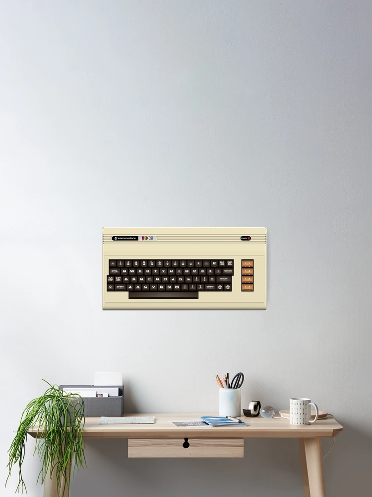 Thumbnail 2 of 3, Poster, Commodore VC-20 Full Computer - Version 8 - Germany Microgramma designed and sold by ABSTRACT-IVISM.