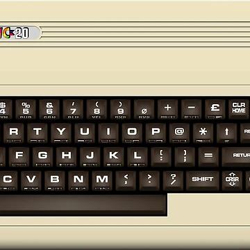 Artwork thumbnail, Commodore VC-20 Full Computer - Version 8 - Germany Microgramma by ABSTRACT-IVISM