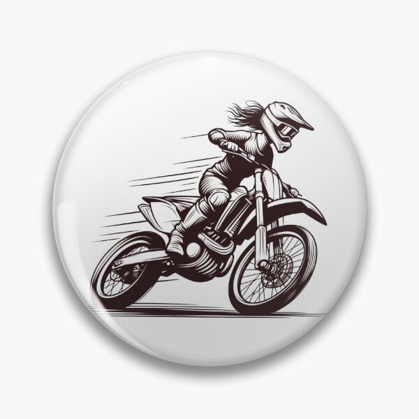 Item preview, MotoCross Lady, Woman on motorcycle, Girl on Dirt Bike designed and sold by Cr320.