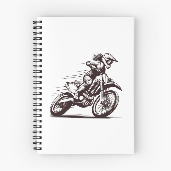 Item preview, MotoCross Lady, Woman on motorcycle, Girl on Dirt Bike designed and sold by Cr320.
