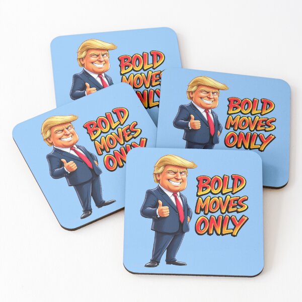 Item preview, Bold Moves Only | Political Cartoon Art | Animated Leadership Style designed and sold by Iskander369.
