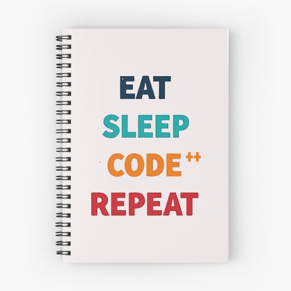 Item preview, eat sleep code designed and sold by WAISLYV.