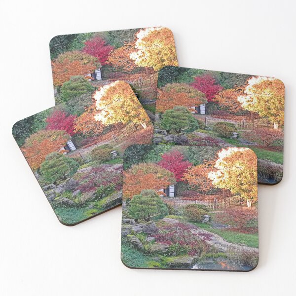 Item preview, Japanese Garden in Autumn designed and sold by RedHillDigital.