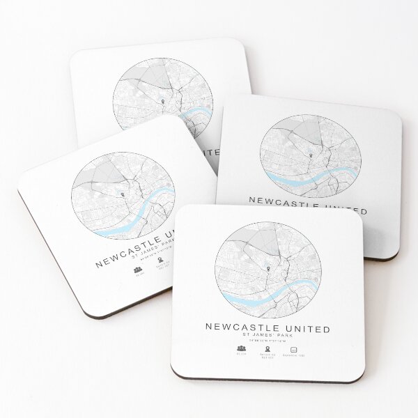 Item preview, St James' Park Map Print - Newcastle United FC Home Ground designed and sold by HNRYdesign.