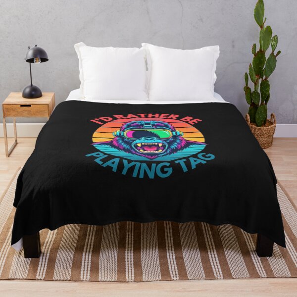 Item preview, I'd Rather Be Playing Tag Gorilla Retro VR Game designed and sold by Alex Songs.