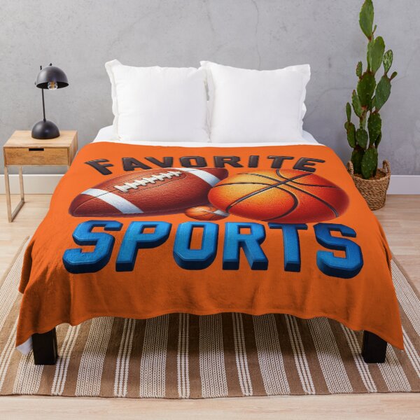 Item preview, Favorite Sports - Football and Basketball Design designed and sold by bonnieleigh6902.