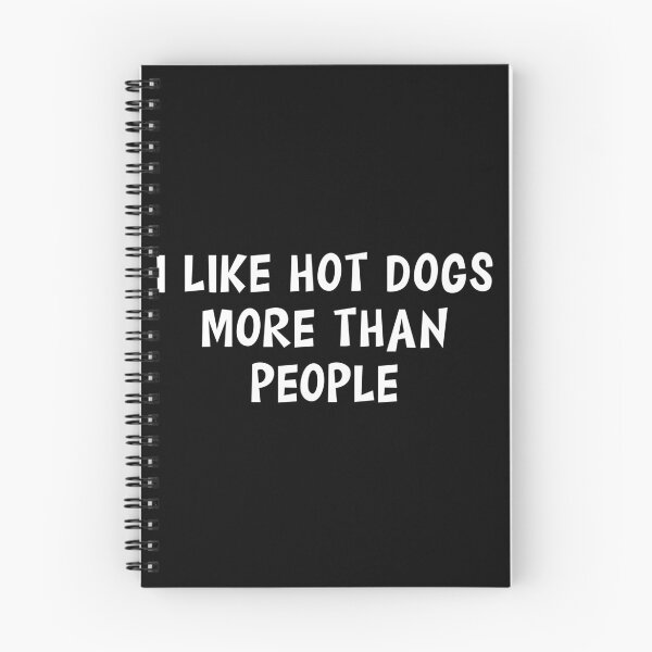 Item preview, I Like Hot Dogs More Than People designed and sold by Slassyat.