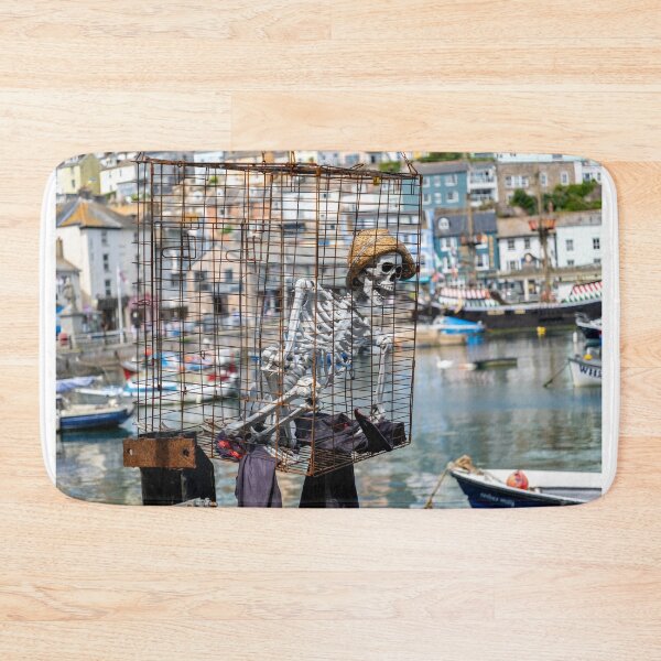 Item preview, Caged skeleton in Brixham harbour designed and sold by yackers1.