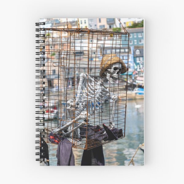 Item preview, Caged skeleton in Brixham harbour designed and sold by yackers1.