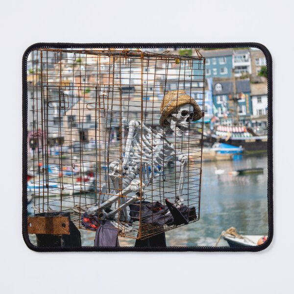 Item preview, Caged skeleton in Brixham harbour designed and sold by yackers1.