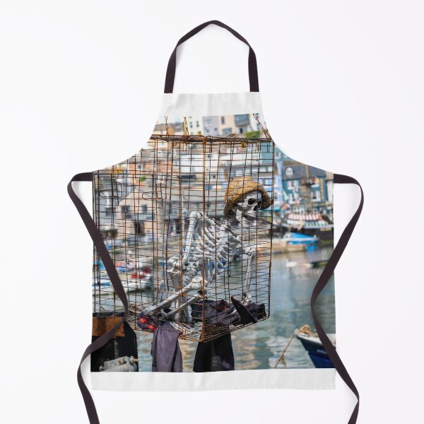 Item preview, Caged skeleton in Brixham harbour designed and sold by yackers1.