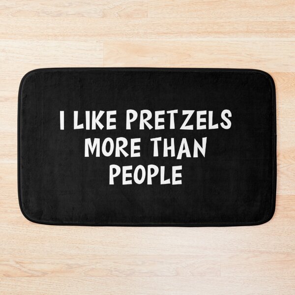 Item preview, I Like Pretzels More Than People designed and sold by Slassyat.