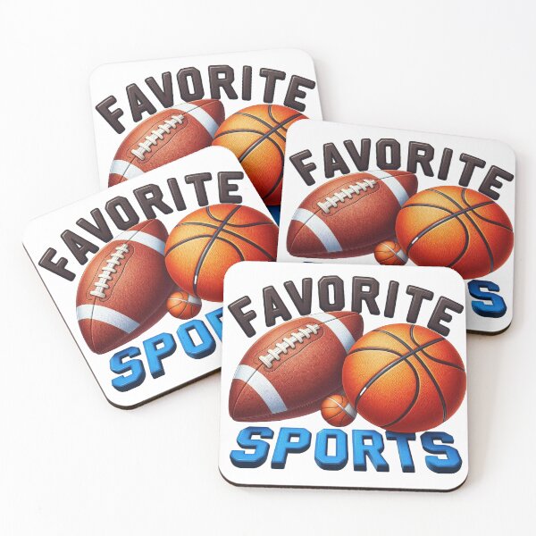 Item preview, Favorite Sports - Football and Basketball Design designed and sold by bonnieleigh6902.